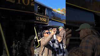 Waiving to Departing Train  Jim Thorpe Pennsylvania USA [upl. by Blood550]