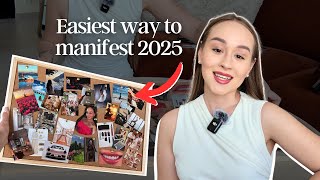 Stepbystep guide How to create a Vision Board 2025  My method works for 6 YEARS 😍 [upl. by Dnomar]