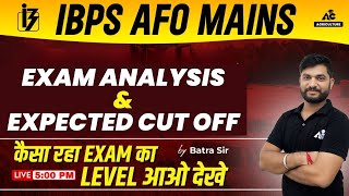 IBPS AFO Mains Exam Analysis  IBPS AFO Mains Expected Cut Off 2024  Agriculture Arora Classes [upl. by Placeeda]