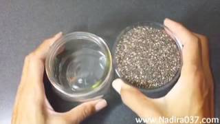 chia seed recipe how to make a chia gel [upl. by Barram]