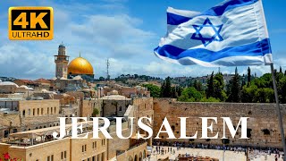 Beauty of Jerusalem Israel in 4K World in 4K [upl. by Kcirded]