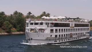 MS Jaz Crown Jubilee Nile Cruise LuxorAswan  NileRiverCruiseShipscom [upl. by Ira]