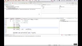 JAVA  Debug your Code step by step with Eclipse [upl. by Lamag]