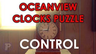 Oceanview Motel Clocks Puzzle Solve  CONTROL game  A Matter of Time  Tips and Tricks [upl. by Sofko]