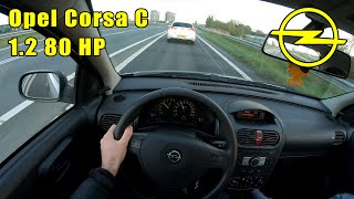 Opel Corsa C 1216V 80 HP POV Test Drive by Fanatic Drivers [upl. by Bertilla98]