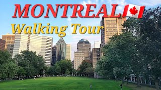 Walking Tour Montreal Downtown and McGill University [upl. by Enimzzaj]