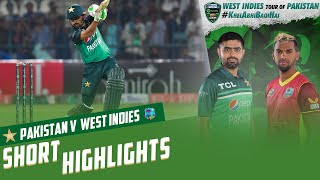 Short Highlights  Pakistan vs West Indies  1st ODI 2022  PCB  M12T [upl. by Atteuqahs]