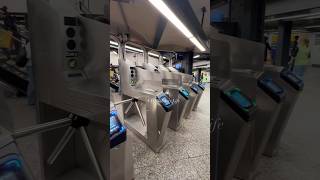 Turnstile Panels at Penn Station Another MTA Measure to Prevent Fare Evasion NYCSubway NYC [upl. by Eigna]