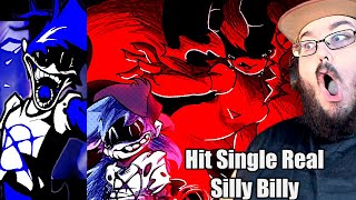 Friday Night Funkin VS Yourself w Herself  Hit Single Real  Silly Billy FNF Mod REACTION [upl. by Aubree]