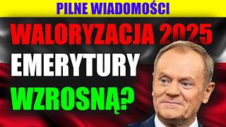 Szokujące zmiany w emeryturach Waloryzacja emerytur w 2025 [upl. by Silliw]