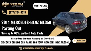 STK  41523O 2014 MERCEDES ML350   KEY  STARTS  parts for saleSave up to 60 on used autoparts [upl. by Traci]