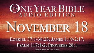 November 18  One Year Bible Audio Edition [upl. by Abelard744]