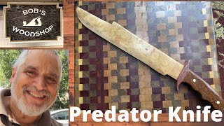 Predator Knife  Used By Arnold Schwarzenegger in the movie Bobs Woodshop [upl. by Salba]