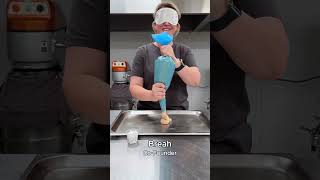 Blindfolded Marshmallow Challenge 😂 Who did it best smallbusiness blindfolded challenge [upl. by Madelyn]