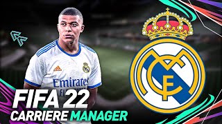 FIFA 22  CARRIÈRE MANAGER REAL MADRID  LE NOUVEAU PROJET [upl. by Narcis]