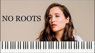 Alice Merton  No Roots Piano Tutorial amp Sheets [upl. by Dodge]