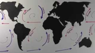 Surface Ocean Currents and Gyres [upl. by Margarette59]