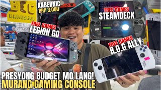 Murang GAMING CONSOLE sa Greenhills  Playstation 45  NIntendo  Anbernic  Steam Deck  Legion Go [upl. by Avalsorim]