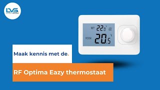 De gebruiksvriendelijke thermostaat  De RF Optima Eazy [upl. by Rigdon]