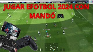 Como jugar efootball 2024 Mobile con mando fácil y rápido [upl. by Cassandry649]