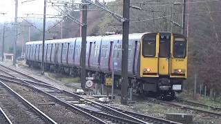 Britains RailwaysClass 313 EMUs at Enfield Chase amp Hertford North 12 January 2018 [upl. by Doherty]