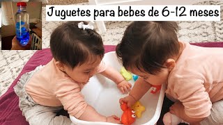 ACTIVIDADES PARA BEBES DE 612 MESES  ESTIMULACIÓN TEMPRANA DEL BEBÉ  MONTESSORI [upl. by Jamima671]