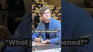 Unbelievable BLUNDER SHOCKS Magnus Carlsen 😱 magnuscarlsen nodirbekabdusattorov chess [upl. by Annahc]