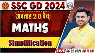 SSC GD New Vacancy 2024  अवतार 20 बैच Simplification Maths By Rahul Sir  APP वाली क्लास [upl. by Gunther749]