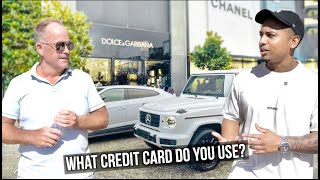 Asking Millionaires what CREDIT CARDS They USE [upl. by Mmada609]