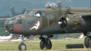 B25 Briefing Time Taxi Takeoffs Flying amp Landings at KRDG on 6511 [upl. by Aicenev]