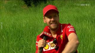 F1 2020 Steiermark GP Qualifying Vettel Interview ORF FULL [upl. by Burford]