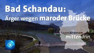 Bad Schandau Marode Brücke sorgt für Ärger  tagesthemen mittendrin [upl. by Merton]