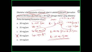 LATIHAN SOAL UKAI FARMAKOKINETIKA DASAR 3 [upl. by Jessy]