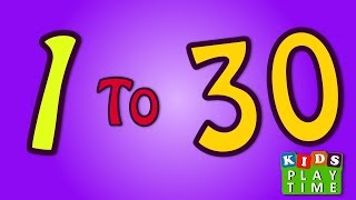 1 to 30 Learn Number song Video For Kids and children [upl. by Zetroc]