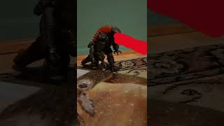 MechaGodzilla Vs Evolved Godzilla godzilla stopmotion [upl. by Solracesoj]