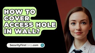 How To Cover Access Hole In Wall  SecurityFirstCorpcom [upl. by Finbur]