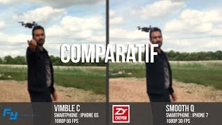 Comparatif stabilisateur Zhiyun Smooth Q vs Feiyu Vimble C [upl. by Ivetts]