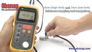 TT300 Advanced Ultrasonic Thickness Gauge by Obsnap Instruments Sdn Bhd [upl. by Leong]