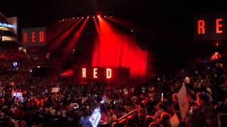 London O2 Arena View Lower Tier Block 110 Taylor Swift 10th feb 2014 [upl. by Ahiel]