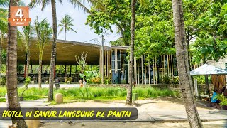 Hotel di Bali akses langsung ke Pantai Sanur Banyak pohon dan area bermain anak luas [upl. by Galatea]