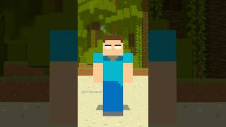 HELP Steve to Powerup and Catch a Bigger Fish minecraft shorts trollface [upl. by Callas201]