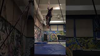 Aerial Trapeze  Practice flying with partner [upl. by Einohpets]