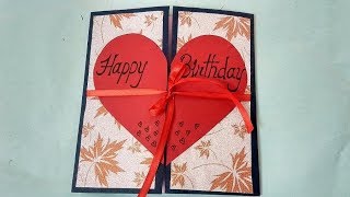 A Beautiful Birthday card idea for BOYFRIEND  complete tutorial [upl. by Vil]