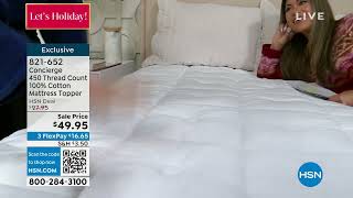 Concierge Collection 450 Thread Count 100 Cotton Mattre [upl. by Ysirhc]