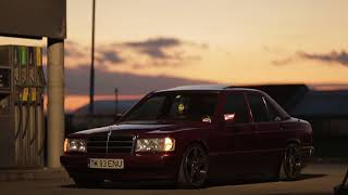 Mercedes Benz W201 E55 AMG 190E Street Drift [upl. by Eenrahc755]