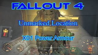 Fallout 4 Unmarked Location  X01 Power Armour  Core [upl. by Aver845]