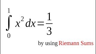 Riemann Sum Finding the Definite Integral  Riemann Sums and Definite Integrals [upl. by Wilma]