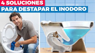 4 soluciones para destapar el inodoro [upl. by Susy]