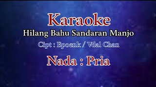 Annisa Defran  Hilang Bahu Sandaran Manjo  KARAOKE  NADA PRIA [upl. by Hteboj796]