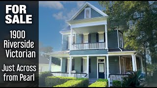 HISTORIC HOME TOUR VICTORIAN HOME OVERLOOKING THE RIVER [upl. by Eceinhoj372]